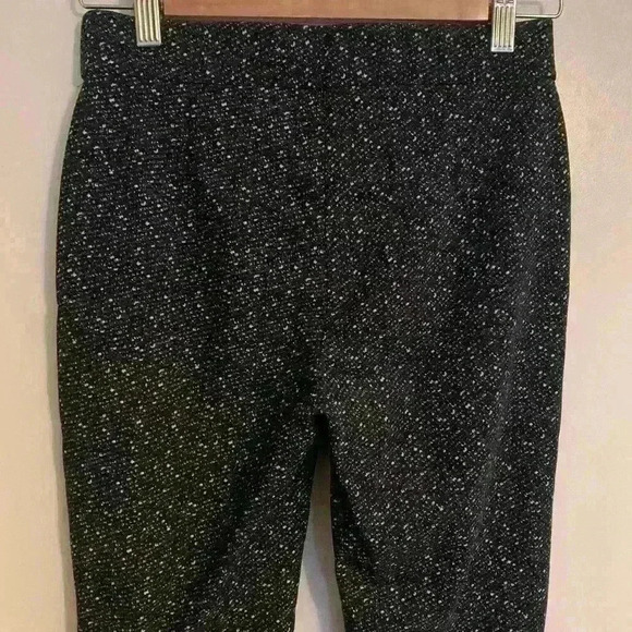 Theory Abdelle Mid Rise Pull On Stretch Faux Tweed Leggings Pants, Womens Size S - Picture 7 of 9